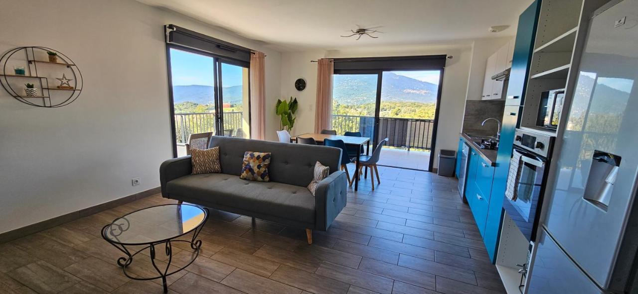 T3 Le Myrte Vue Mer & Montagne Idealement Situe Propriano  Exterior photo